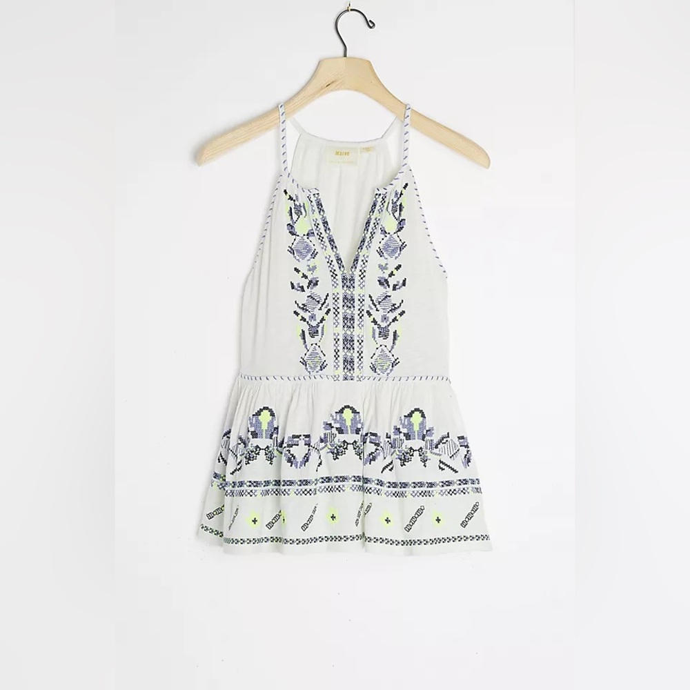 Maeve Neela Embroidered Tunic